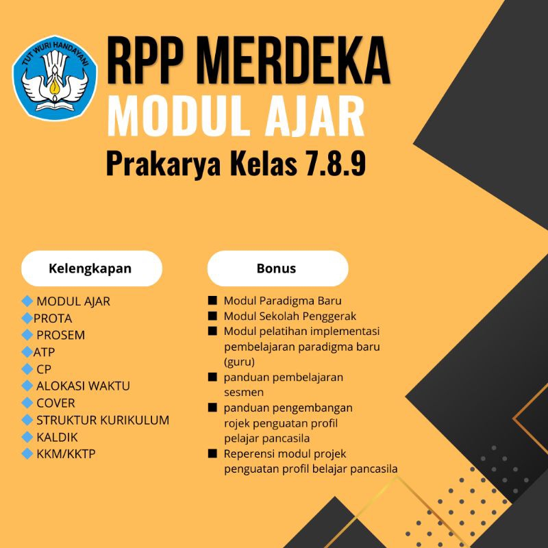 

Modul Ajar Prakarya Kelas 7.8.9 Kurikulum Merdeka