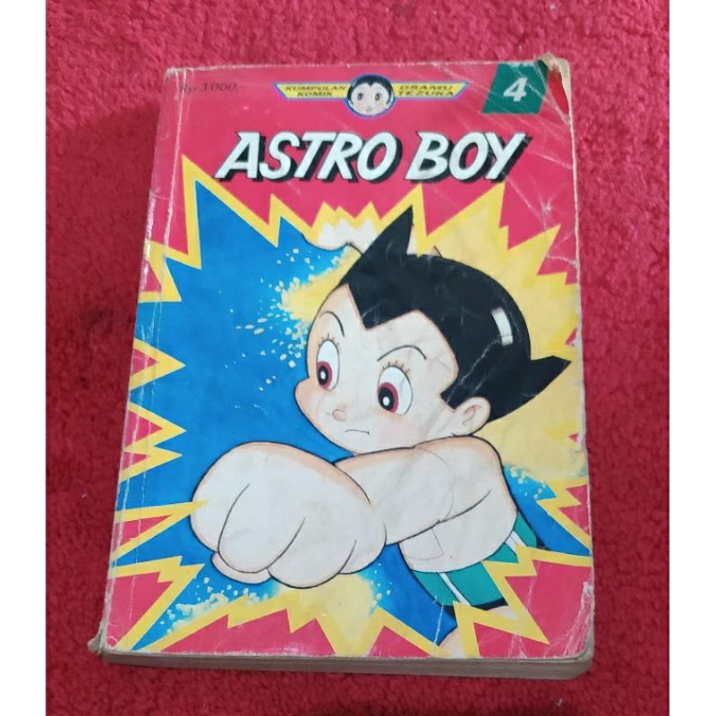 Komik langka preloved "Astro Boy" no 4 ORI second koleksi pribadi