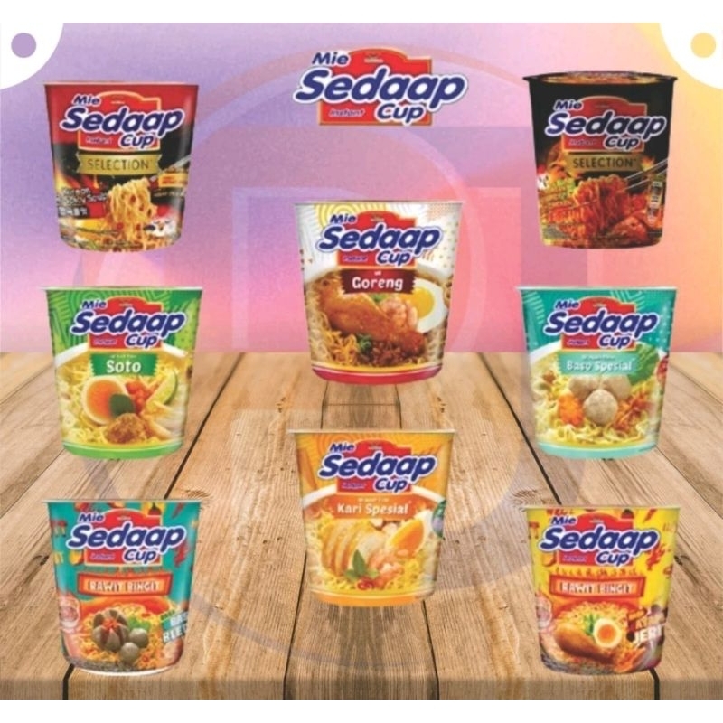 

MIE SEDAAP CUP KUAH/GORENG ALL VARIAN