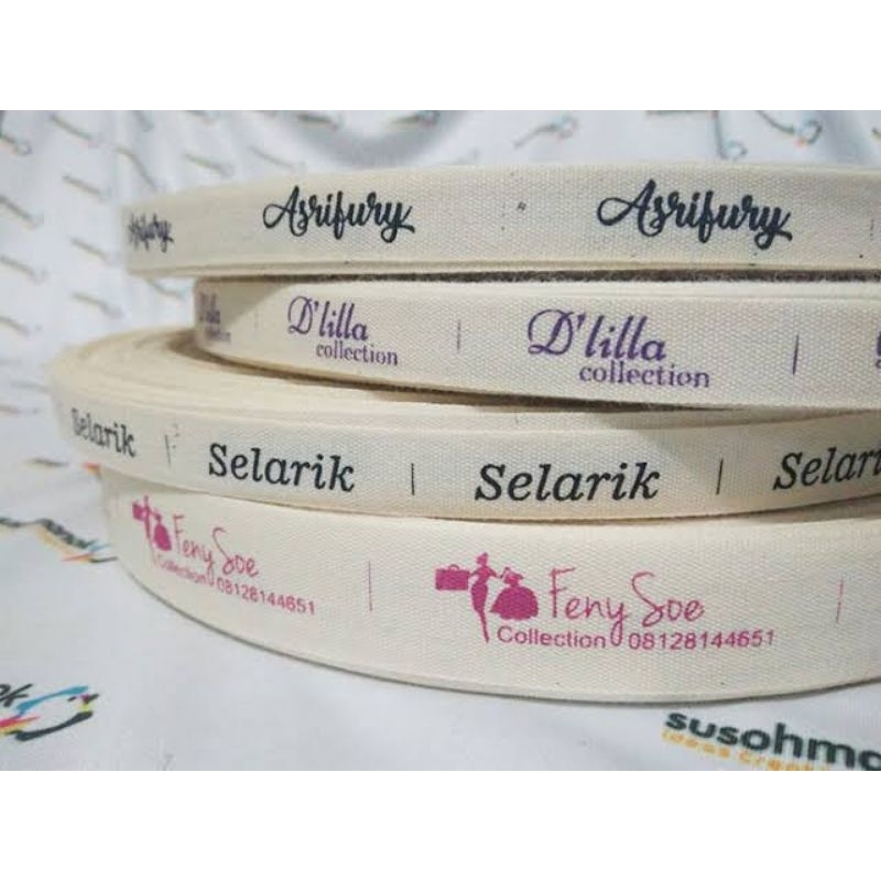 

Label Hijab / Label Baju Katun / Label Woven Damask Subtitute