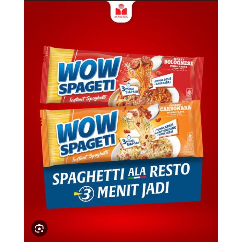

wow spaghetti instant 84gr