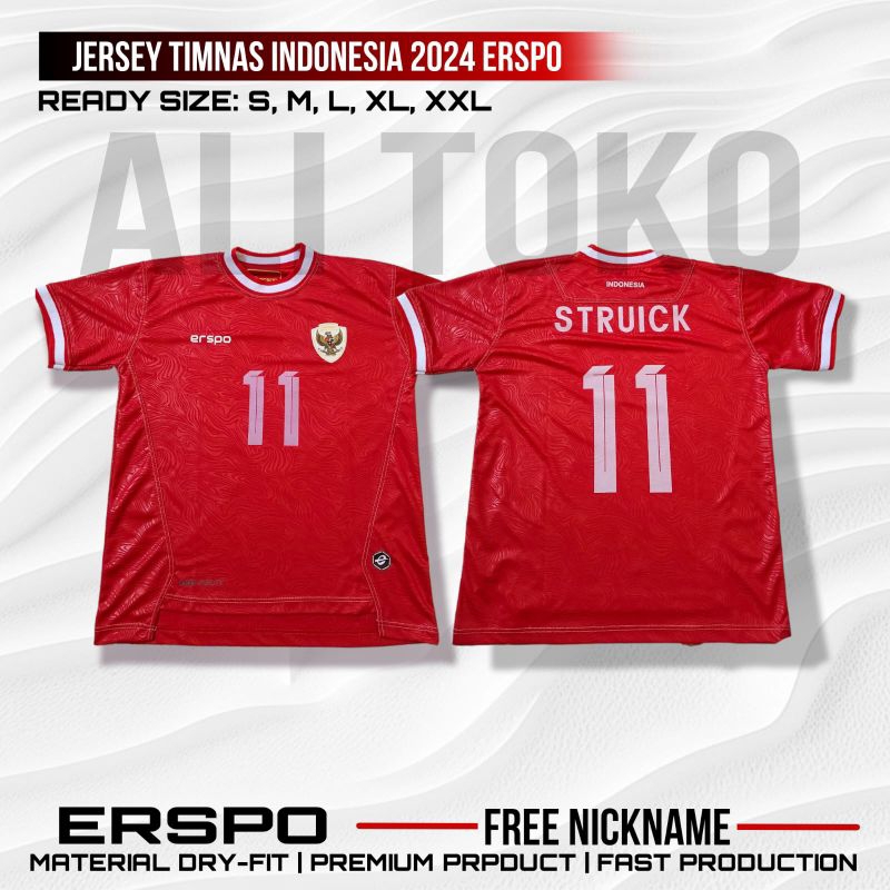 JERSEY TIMNAS 2024 CUSTOM NAMESET