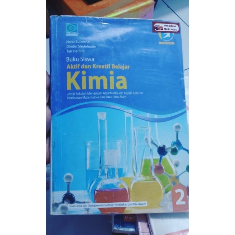 

Buku Kimia kelas 11, Kelas SMA 2, Buku kimia grafindo