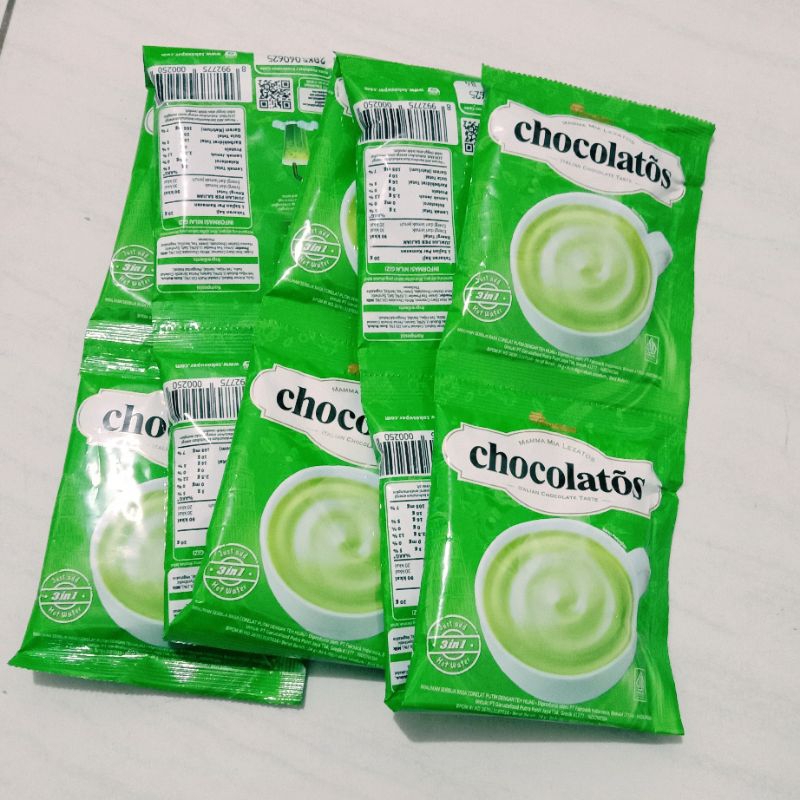 

Chocolatos Drink Matcha Latte 1 Renceng isi 10 Sachet