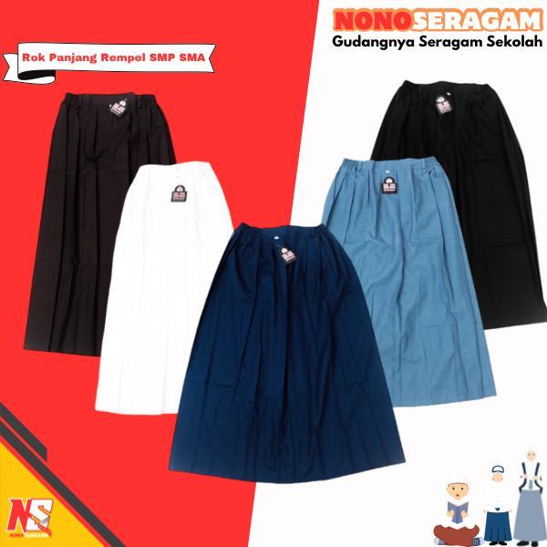 Rok Panjang SMP SMA SMK Premium Rok Panjang Rempel Lipit SMP SMA Seragam Sekolah Rok Panjang SMP SMA