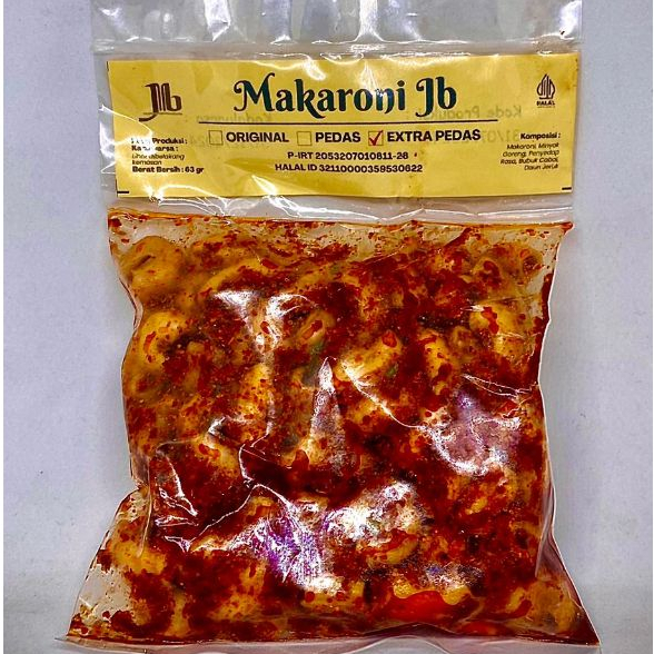 

MAKARONI BANTAT CAP KOKI EXSTRA PEDAS ASLI TASIKMALAYA / MAKARONI JB