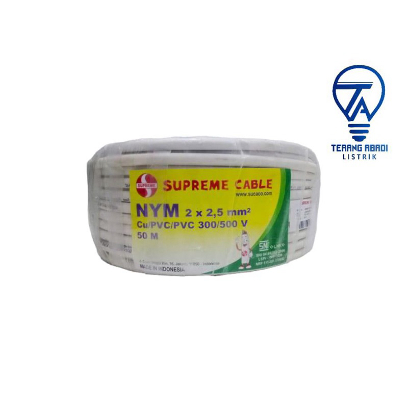 kabel NYM SUPREME 2x2,5 per roll 50 meter