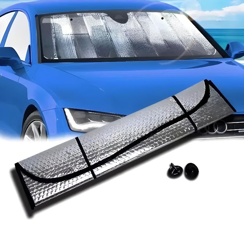 Sunshield Tirai Kaca Mobil/Tirai Pelindung Panas Kaca Mobil bahan Alumunium Foil Pelindung Panas Kac