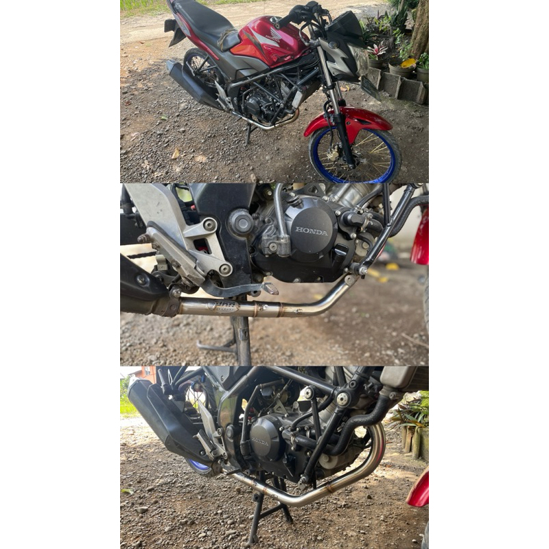 leher knalpot cb 150 r old pnp knalpot slincer new cb 150 r led ori by ndr exhaust