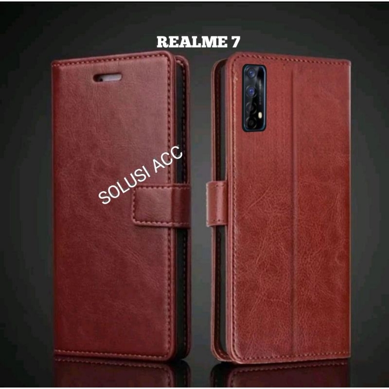 CASE HP REALME 7 RMX2151 FLIP COVER WALLET SARUNG HP CASING DOMPET REALME 7