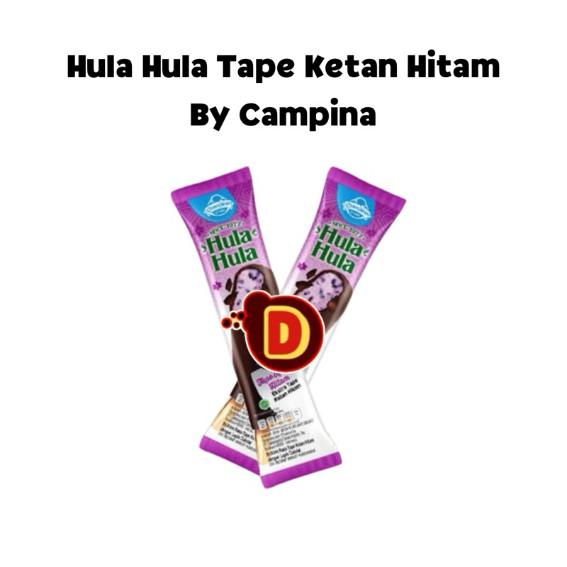 

Es Krim Hula hula tape ketan hitam by Campina | es krem | es cream | ice cream | ketan hitam