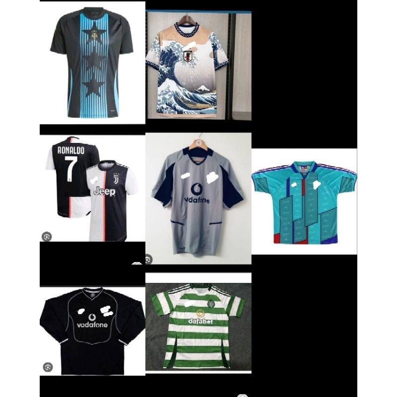 Jersey Celtic 2024 Printing/Jersey Barca 1995 Away/Jersey Juve 2019/Jersey Japan 2024 Special Editio