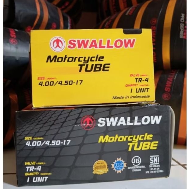 Ban Dalam SWALLOW 400/450-17 Untuk Ban Motor Ukuran (450-17, 140/70-17, 150/60-17, 160/60-17)