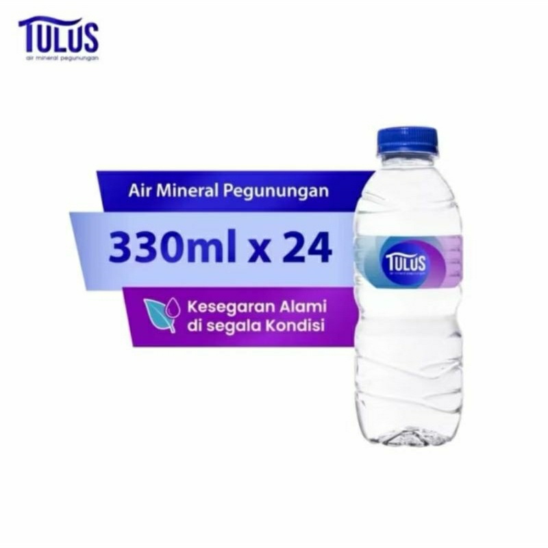 

Tulus Air Mineral Botol 330ml (isi 24 Botol)