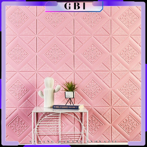 GBI Wallpaper 3D Foam Motif Batik Sultan 70 x 70Cm Tebal 6mm Sticker Wallborder Dinding 3D Motif Kot