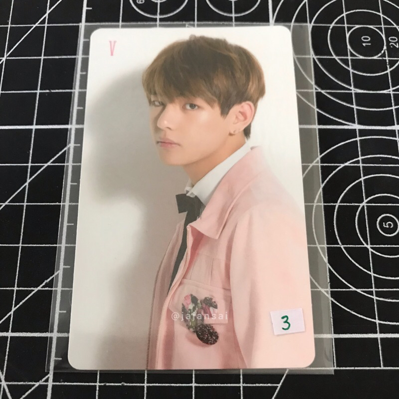 Photocard Taehyung I Need U Japan Edition