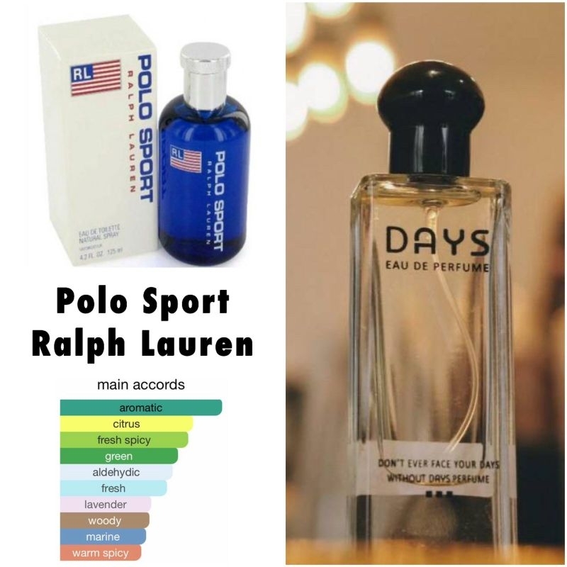 Days Parfume inspired by Ralph Lauren Polo Sport