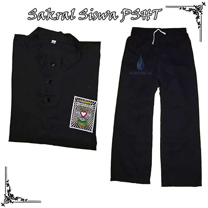 Baju Sakral Siswa PSHT / Sakral Siswa PSHT / Baju Sakral / Baju Silat / Baju Sakral Kancing