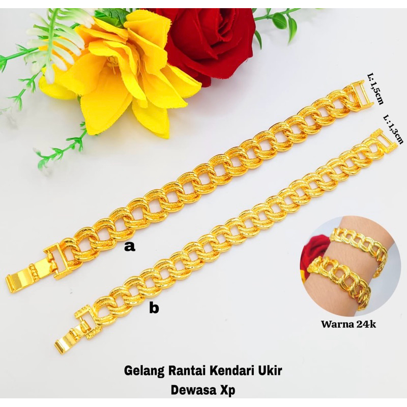 Gelang tangan Coco lipan gold Xuping perhiasan wanita