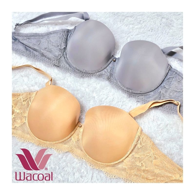 BRA WACOAL PAKAI KAWAT BUSA TIPIS HALF CUP IB 4773 R1 BH WANITA KEMBEN 1/2 CUP IB4773R1 K176