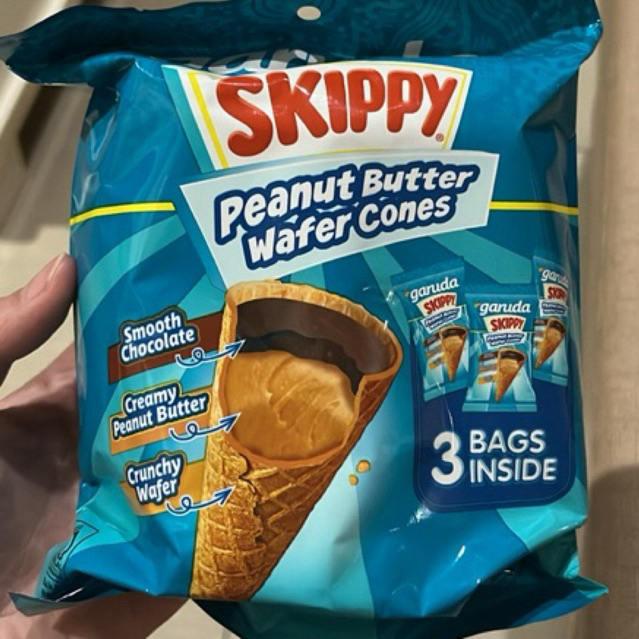 

Skippy Wafer Cone | Snack Garuda | Peanut Butter