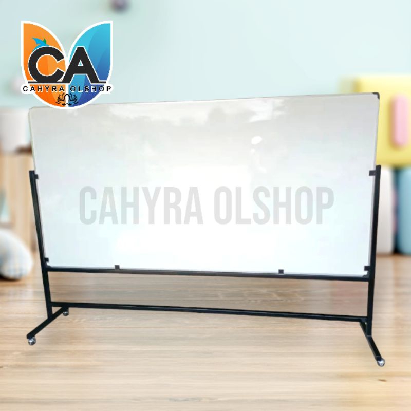 

Papan Tulis Whiteboard. papan tulis besi beroda. papan tulis cagak besi. papan tulis besar 240 x 120 cm