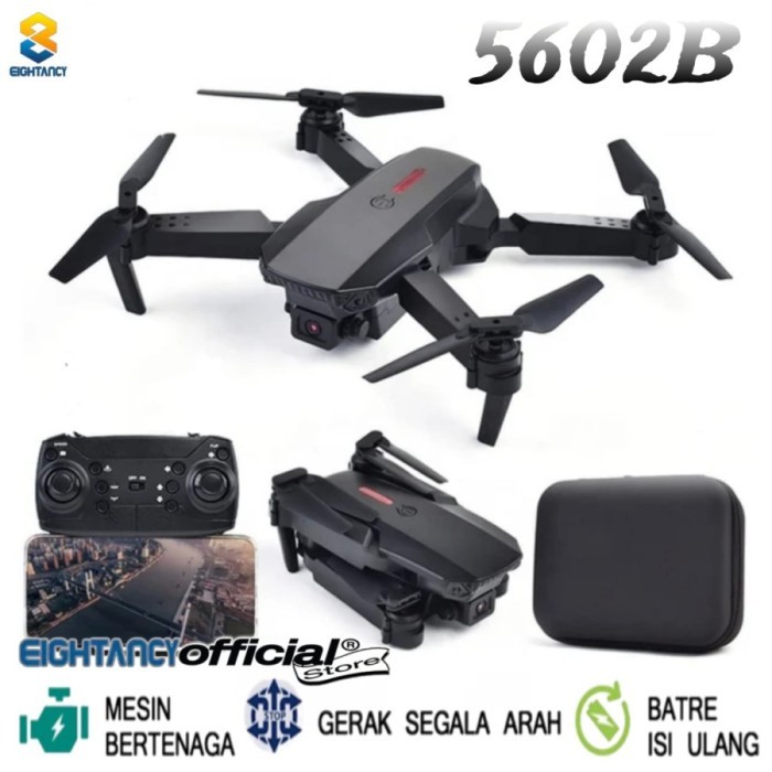 8T RC DRONE 5602B Pro 4K Camera HD Drone Mini Kamera Drone Lipat