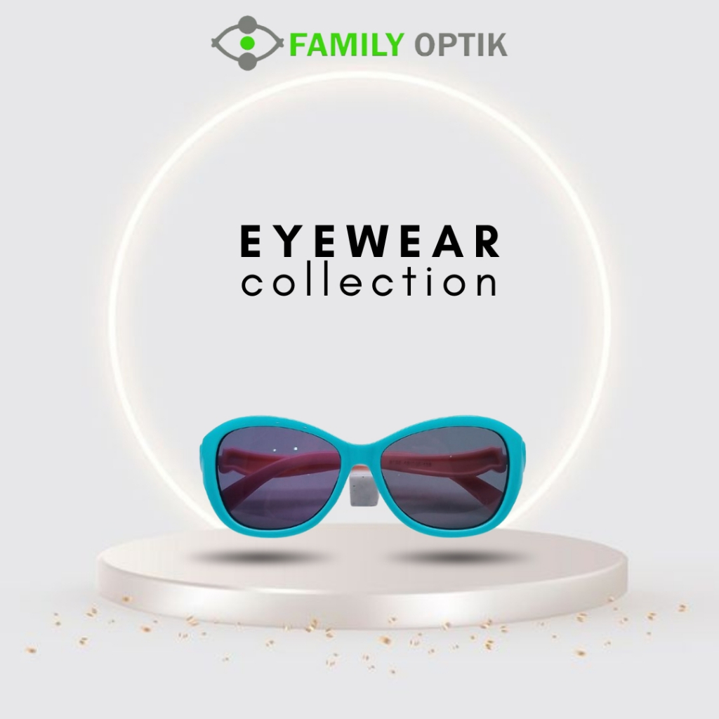 Family Optik - Kacamata Hitam Anak Minikids 6138 - Anti UV 400 Kaca Mata Murah Meriah Free Ongkir