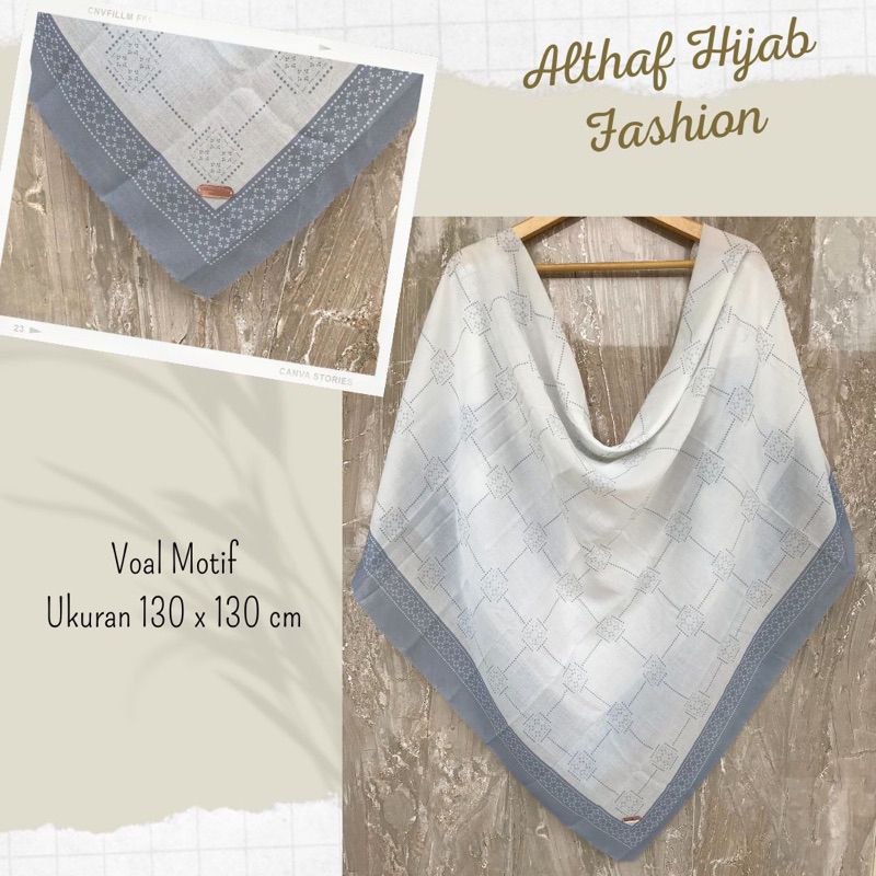 Hijab Motif Syari