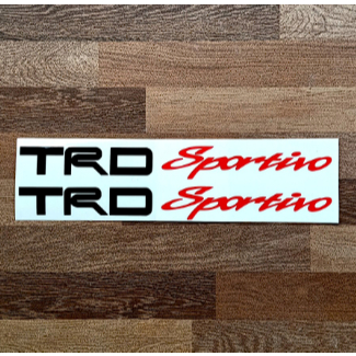 stiker TRD Sportivo cutting sticker toyota agya rush avanza yaris sien