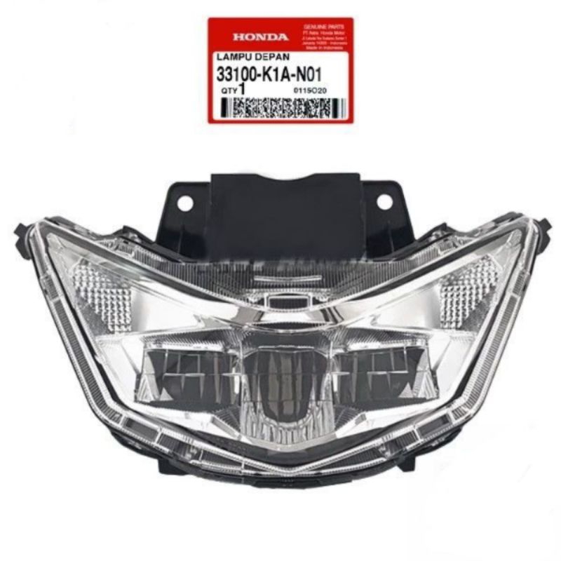 33100-K1A-N01 LAMPU DEPAN BEAT 2020 LAMPU DEPAN BEAT STREET 2020 KACA LAMPU DEPAN BEAT DELUX