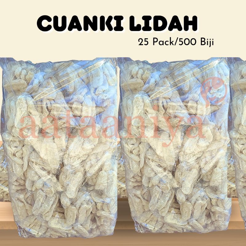 

CUANKI LIDAH (25 PACK/ISI 500 BIJI)