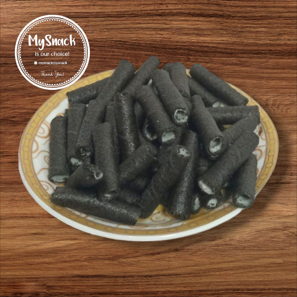 

Wafer Roll Black Vanilla Cream