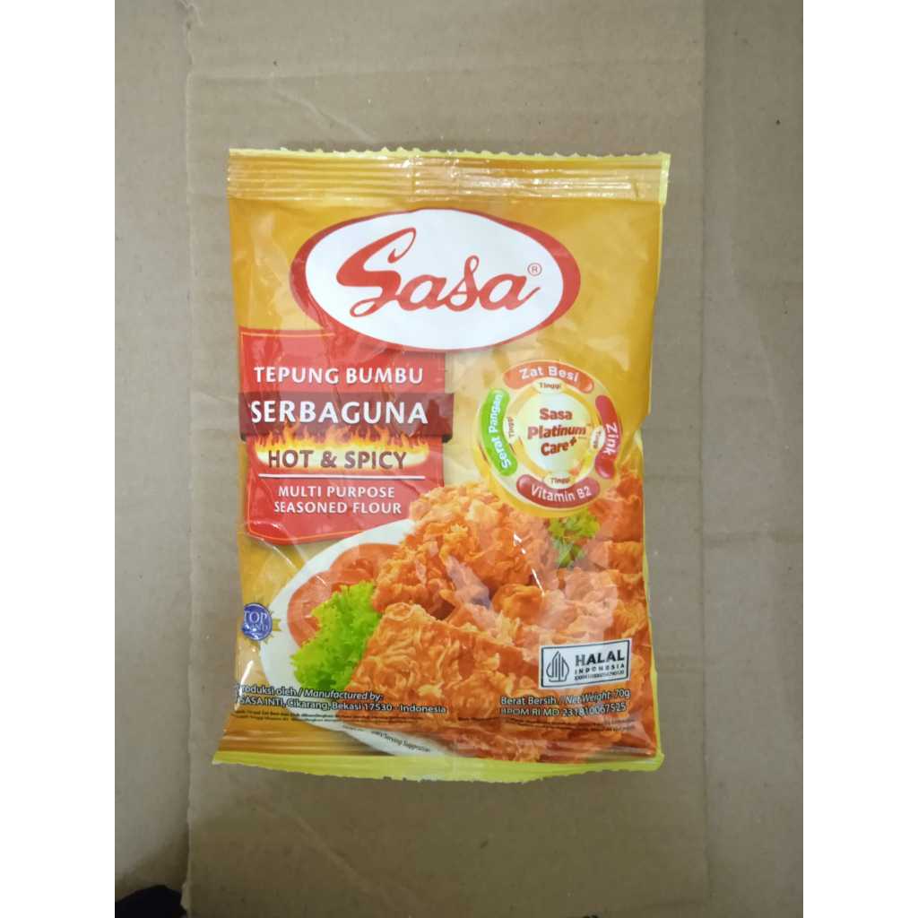 

Sasa Tepung Bumbu Serbaguna Hot&Spicy 70gram