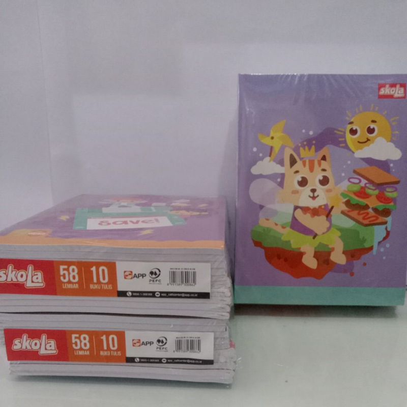 

Buku Tulis Skola by sidu 58 lembar