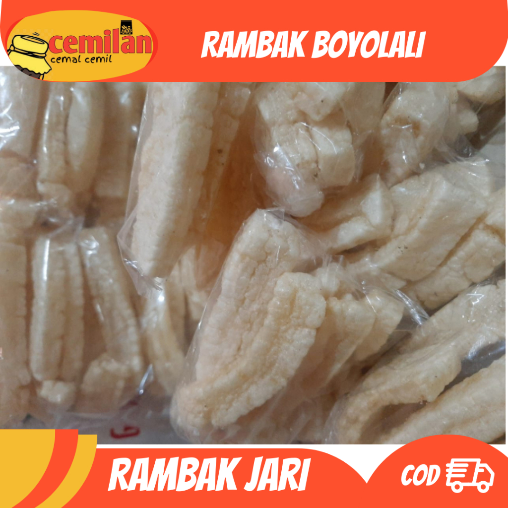 

1kg Rambak Jari/RambakBoyolali/Krupuk Rambak satu kilo