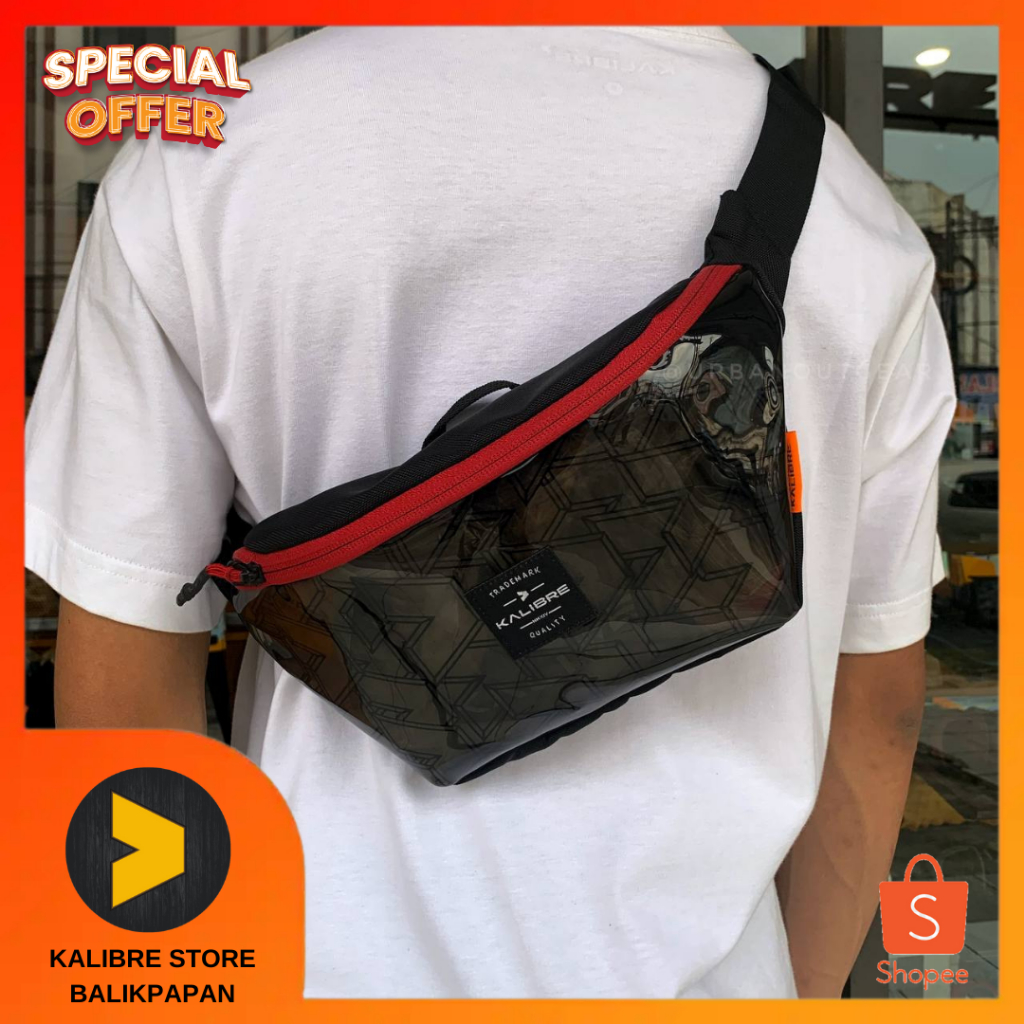 KALIBRE WAISTBAG/TAS PINGGANG BLACK 2L 921519000
