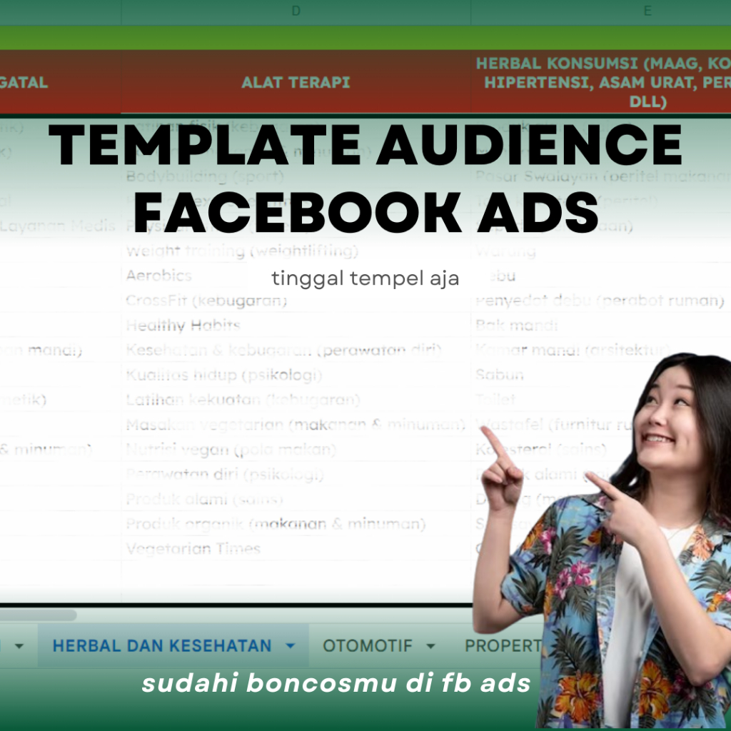 Template Audience Facebook Ads Biar Tertarget