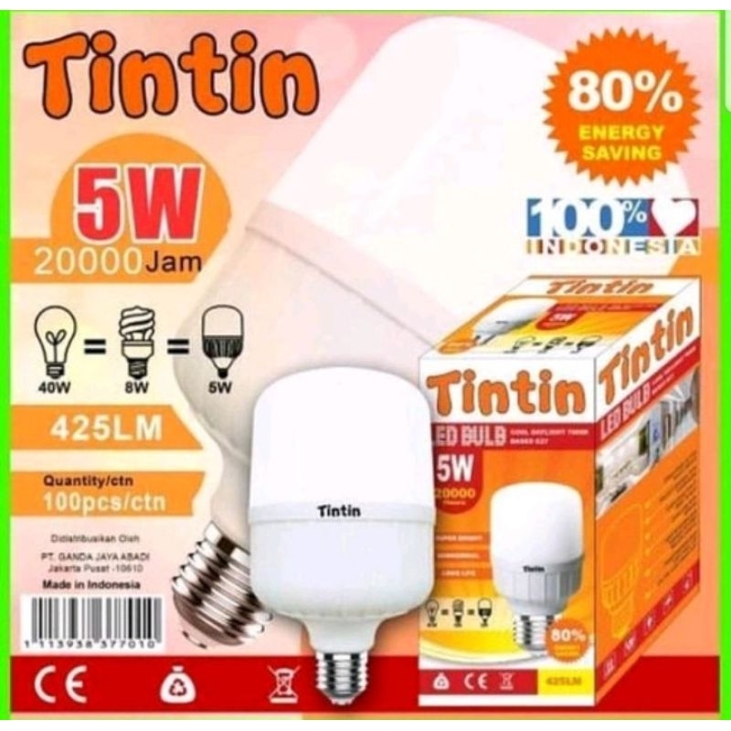 Lampu TINTIN LED 5watt