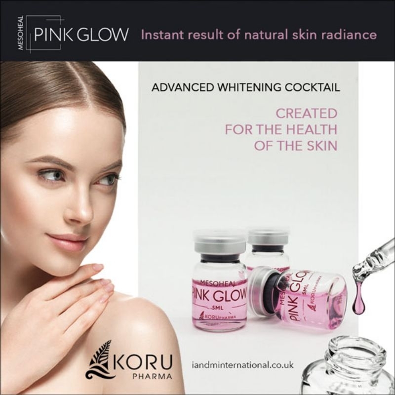 pink glow skin booster Mesoheal pink glow serum