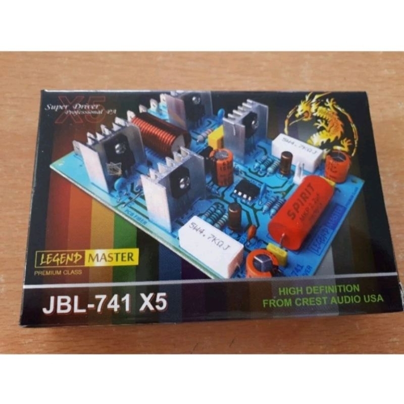 JBL-741 X5 KIT SUPER DRIVER POWER AMPLIFIER HIGH DEFINITION FROM CREST AUDIO USA