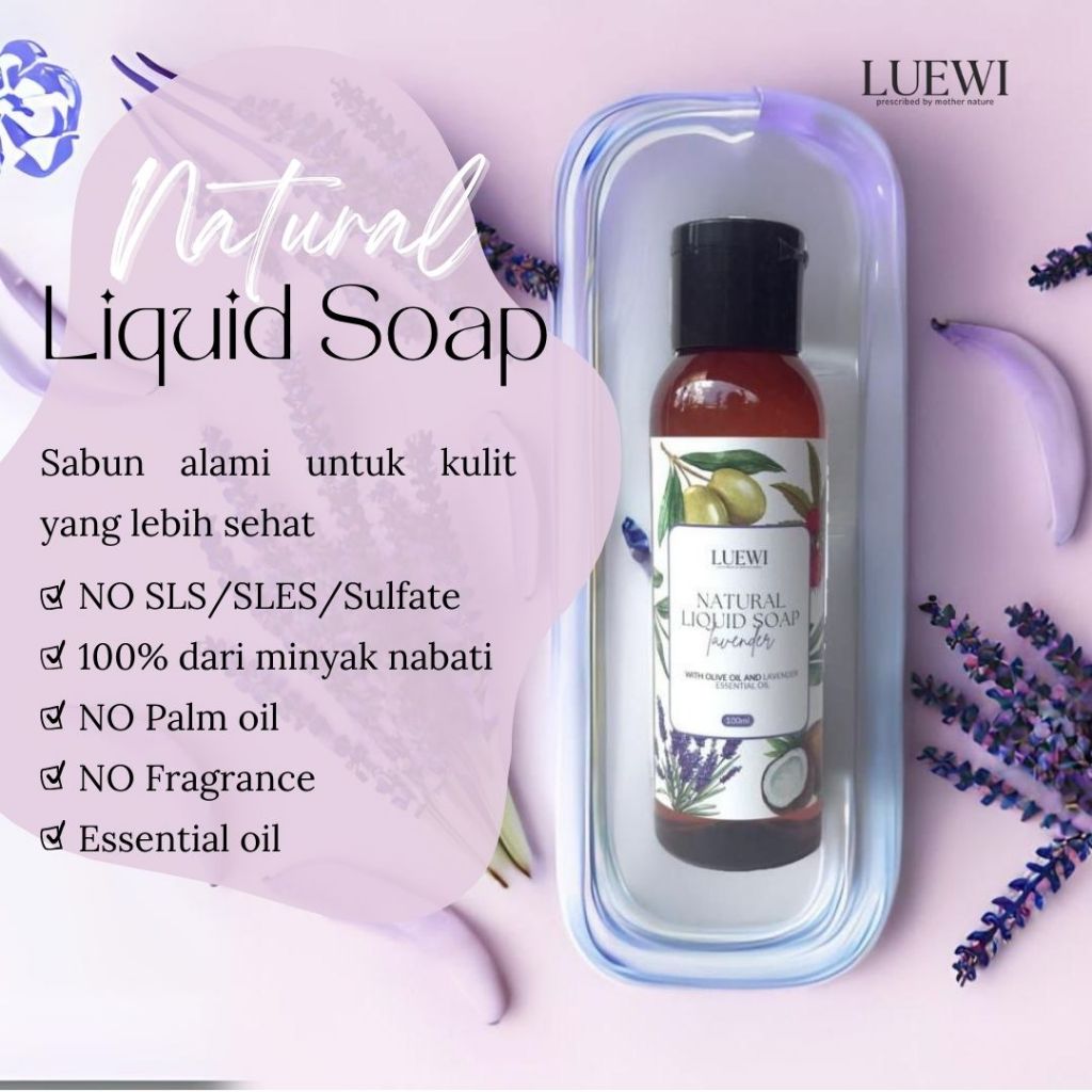Natural Liquid Soap Eczema Dermatitis Essential Oil Unscented Psoriasis Keratosis Pilaris Sabun Cair