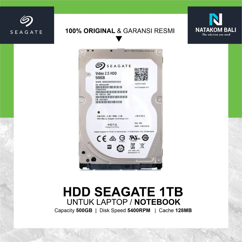 HDD LAPTOP SEAGATE 2.5" 1TB