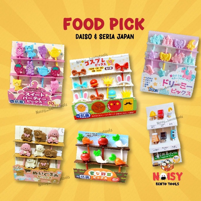 DAISO SERIA FOOD PICK | TUSUKAN BENTO JAPAN DAISO SERIA