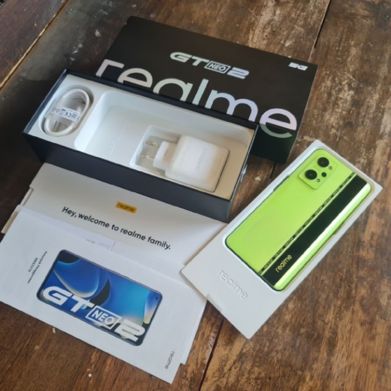 Realme GT Neo2 5G 12/256GB Garansi Resmi Realme GT 2 Neo 2 Hijau Neo Green HP Game