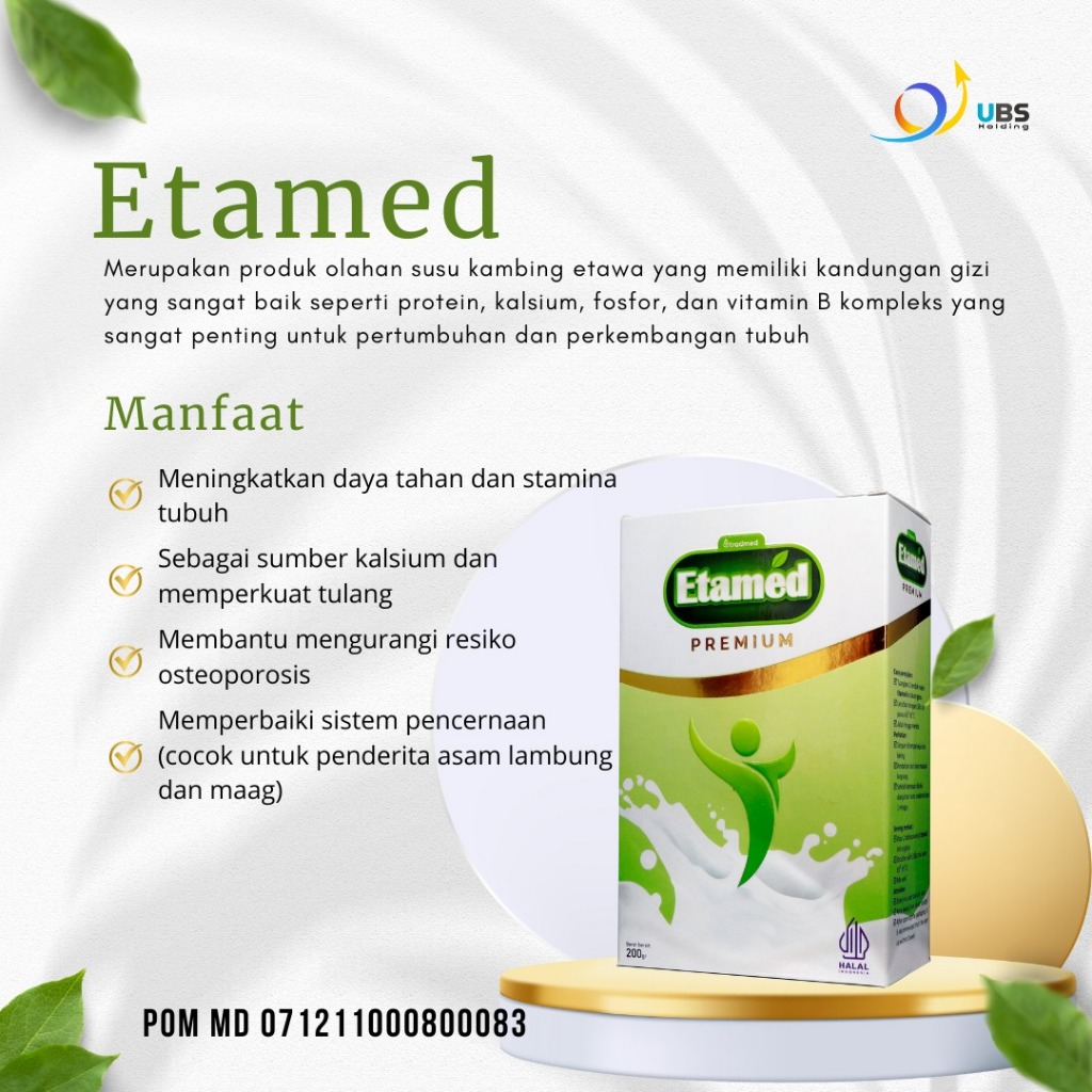 

susu kambing etawa etamed 100% asli // tulang // osteoporosis // asam lambung // maag