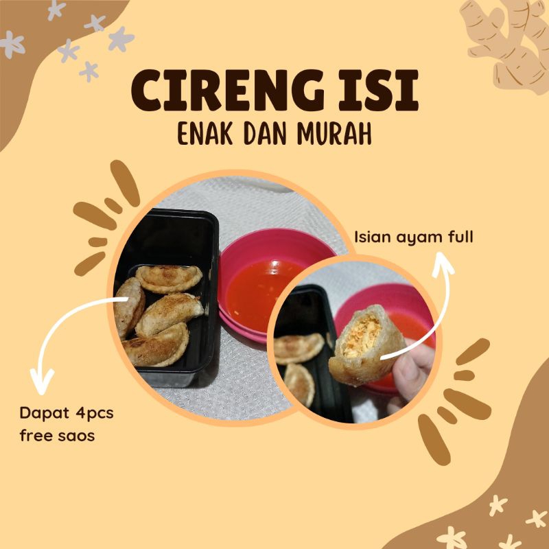 

Cireng isi Ayam Full Isian - 4pcs