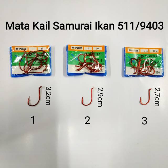 Mata Kail Samurai Ikan 511/9403