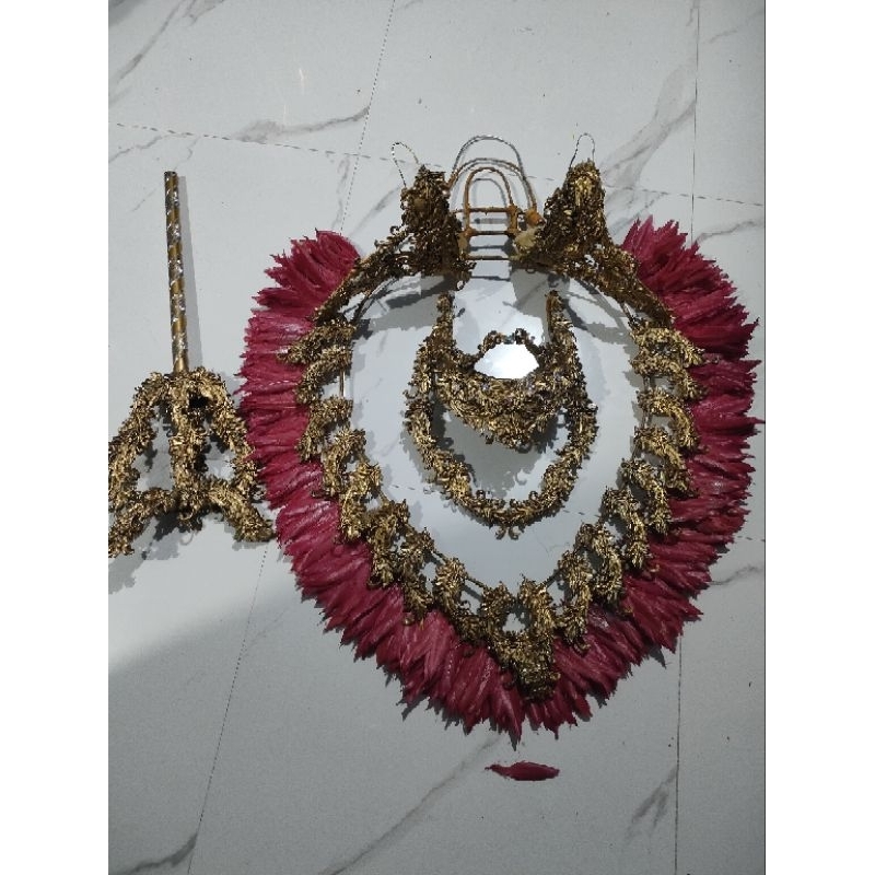 Sayap maskot karnaval bulu baureno