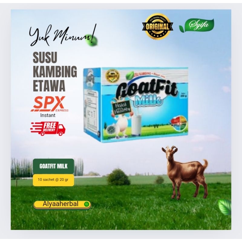 

susu kambing etawa goatfit milk plus royal jelly 10 sachet